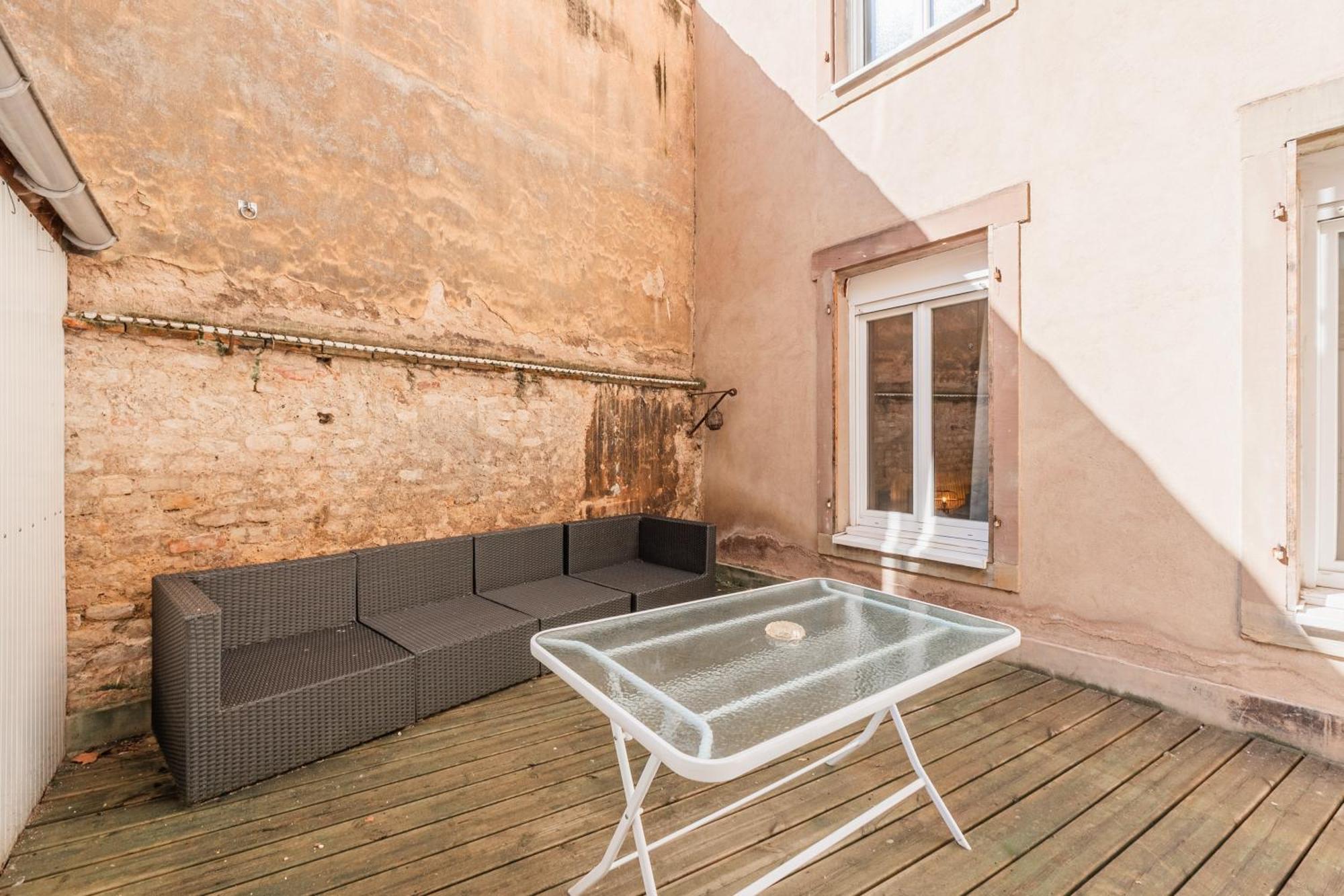Appartamento L'Ecrin Strasbourgeois - T3 Avec Grande Terrasse Esterno foto
